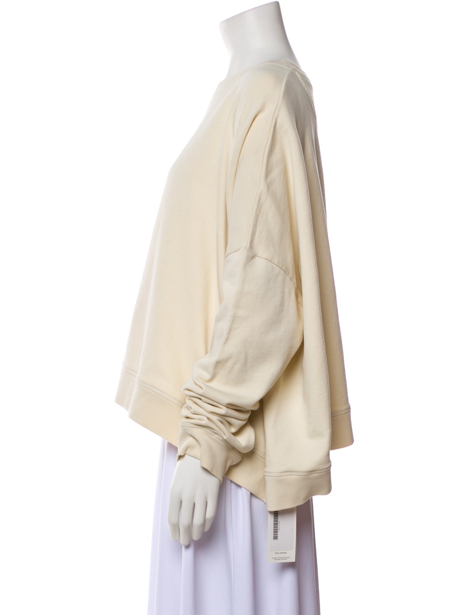 MM6 Maison Margiela 2017 Asymmetric Crewneck Pullover Sweatshirt