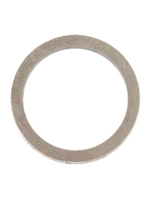 Maison Margiela Slim Engraved Numbers Band Ring