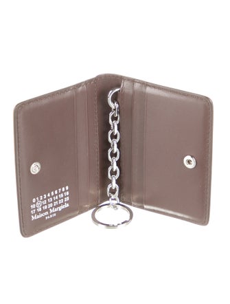 Maison Margiela Leather Graphic Print Wallet