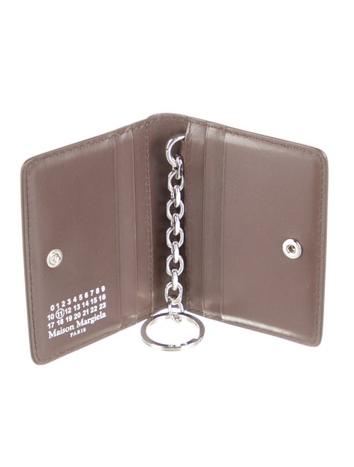 Maison Margiela Leather Graphic Print Wallet