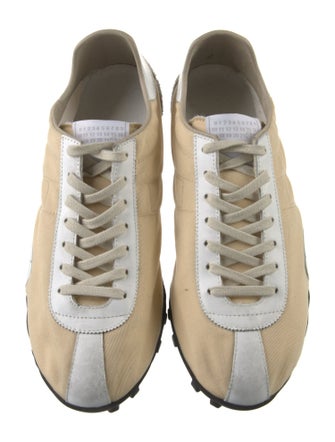 Maison Margiela Suede Distressed Accents Sneakers
