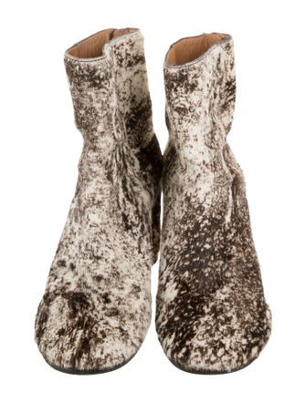Maison Margiela Ponyhair Animal Print Boots