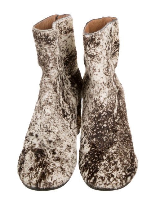 Maison Margiela Ponyhair Animal Print Boots