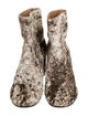 Maison Margiela Ponyhair Animal Print Boots