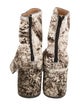 Maison Margiela Ponyhair Animal Print Boots