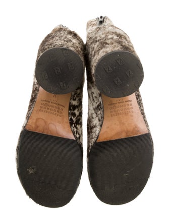 Maison Margiela Ponyhair Animal Print Boots