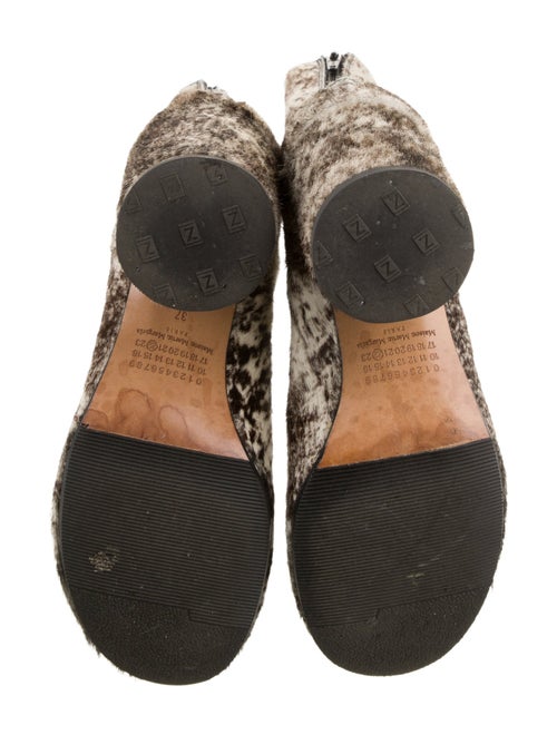 Maison Margiela Ponyhair Animal Print Boots