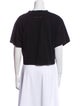 MM6 Maison Margiela Crew Neck Short Sleeve Crop Top