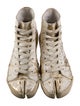 Maison Margiela Leather Printed Sneakers