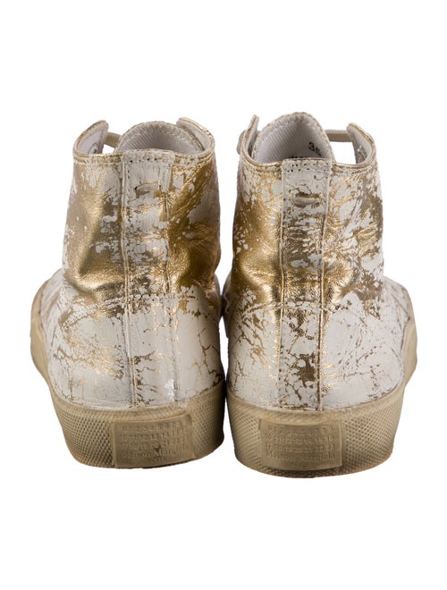 Maison Margiela Leather Printed Sneakers