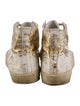 Maison Margiela Leather Printed Sneakers