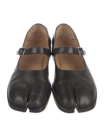 Maison Margiela Leather Mary Jane Flats