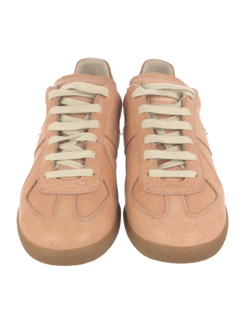 Maison Margiela Suede Colorblock Pattern Sneakers