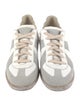 Maison Margiela Leather Colorblock Pattern Sneakers