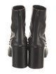 Maison Margiela Leather Studded Accents Lace-Up Boots