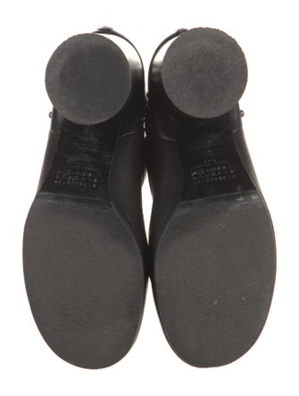 Maison Margiela Leather Studded Accents Lace-Up Boots