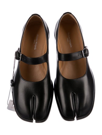Maison Margiela Leather Mary Jane Flats