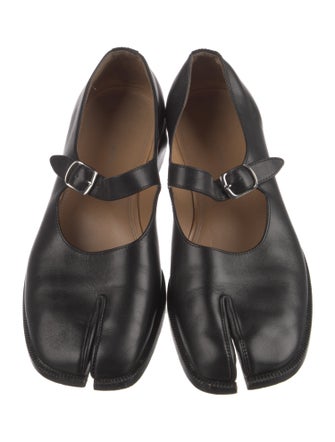 Maison Margiela Leather Mary Jane Flats