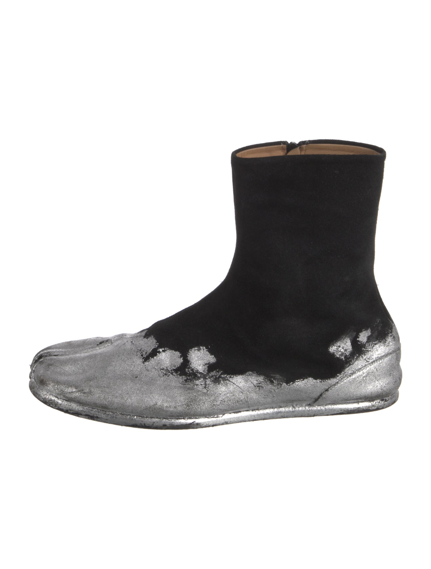 Maison Margiela Suede Glitter Accents Boots