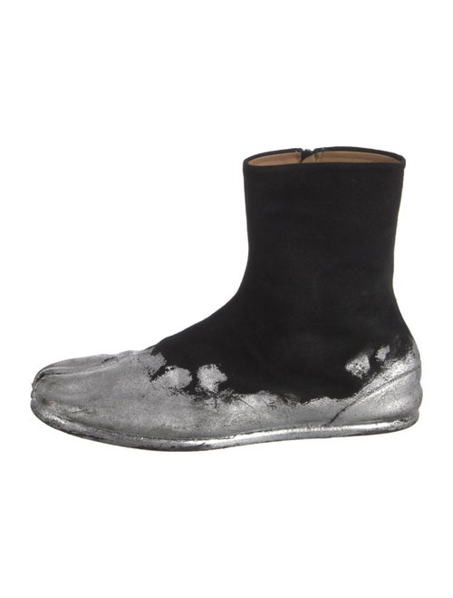 Maison Margiela Suede Glitter Accents Boots