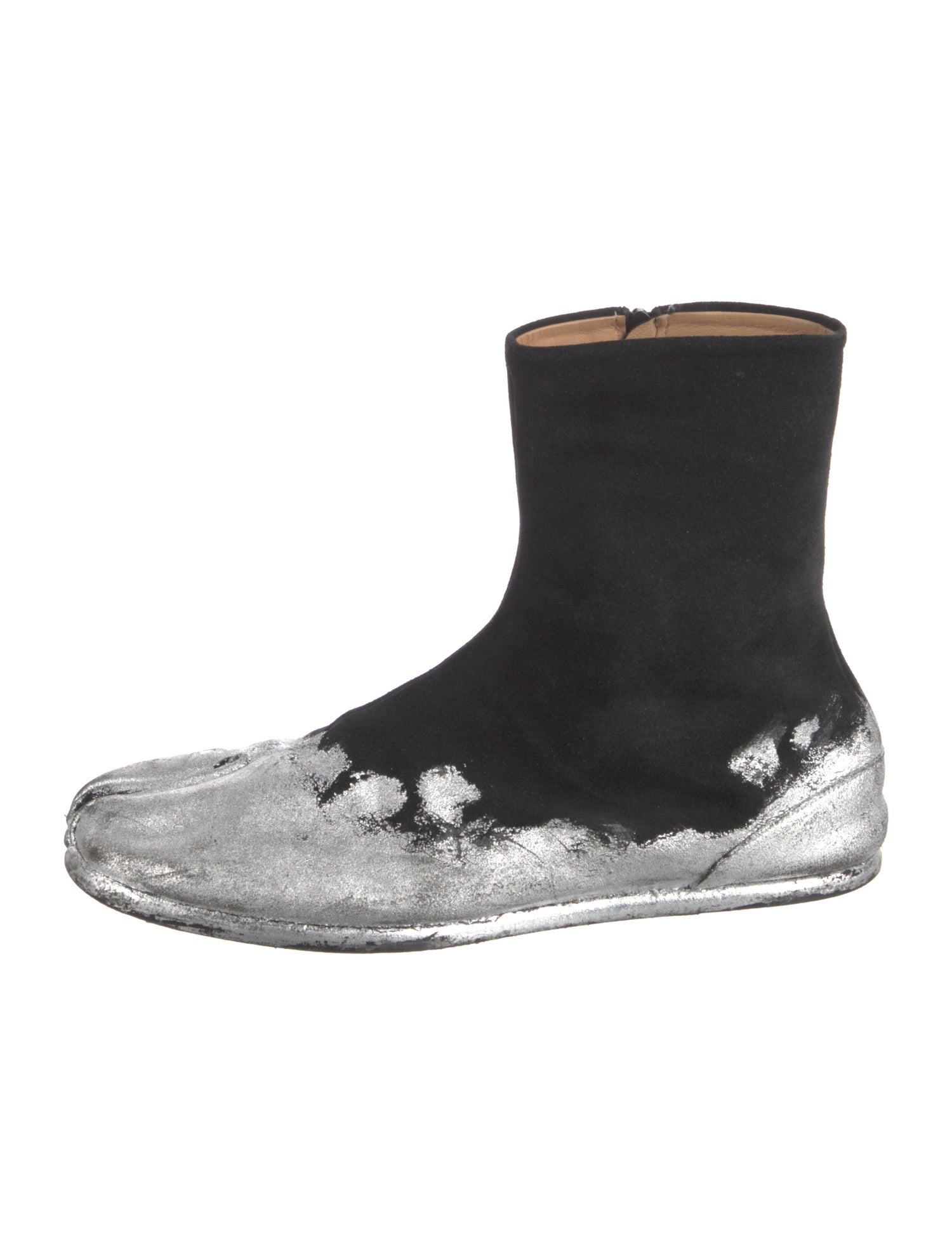 Maison Margiela Suede Glitter Accents Boots