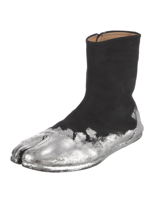 Maison Margiela Suede Glitter Accents Boots