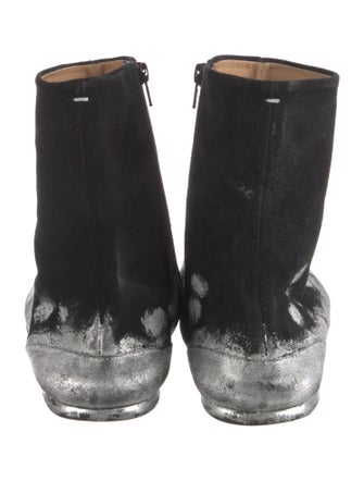 Maison Margiela Suede Glitter Accents Boots