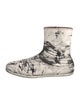 Maison Margiela Leather Printed Boots