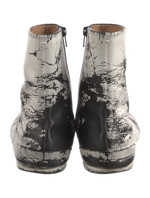 Maison Margiela Leather Printed Boots