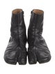 Maison Margiela Leather Cutout Accent Boots