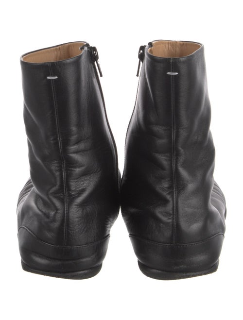 Maison Margiela Leather Cutout Accent Boots