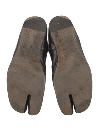 Maison Margiela Leather Cutout Accent Boots