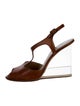 Maison Margiela Leather T-Strap Sandals