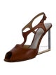 Maison Margiela Leather T-Strap Sandals