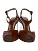 Maison Margiela Leather T-Strap Sandals