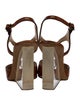 Maison Margiela Leather T-Strap Sandals