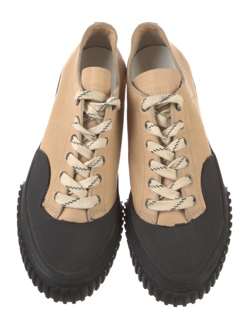 Maison Margiela Canvas Whipstitch Trim Sneakers