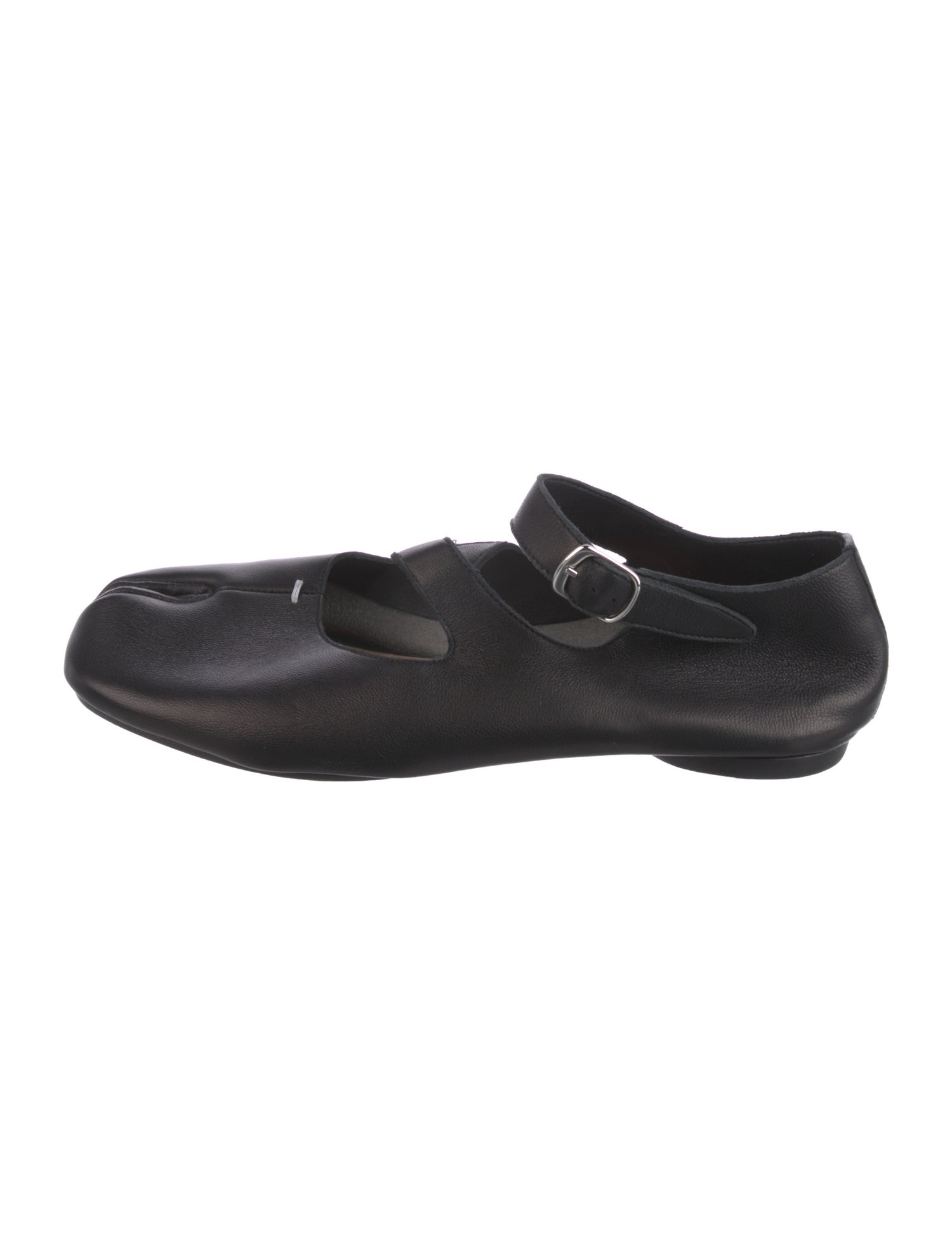 Maison Margiela Leather Mary Jane Flats
