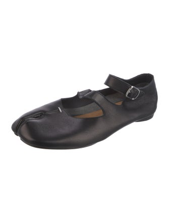 Maison Margiela Leather Mary Jane Flats