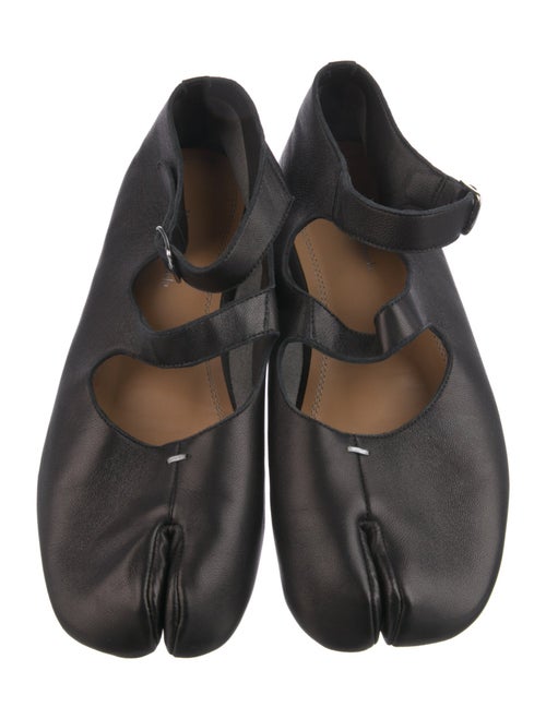 Maison Margiela Leather Mary Jane Flats
