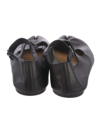 Maison Margiela Leather Mary Jane Flats