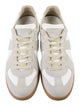 Maison Margiela Leather Colorblock Pattern Sneakers