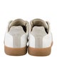 Maison Margiela Leather Colorblock Pattern Sneakers