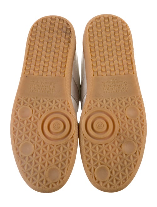 Maison Margiela Leather Colorblock Pattern Sneakers