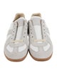 Maison Margiela Leather Colorblock Pattern Sneakers