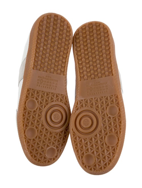 Maison Margiela Leather Colorblock Pattern Sneakers