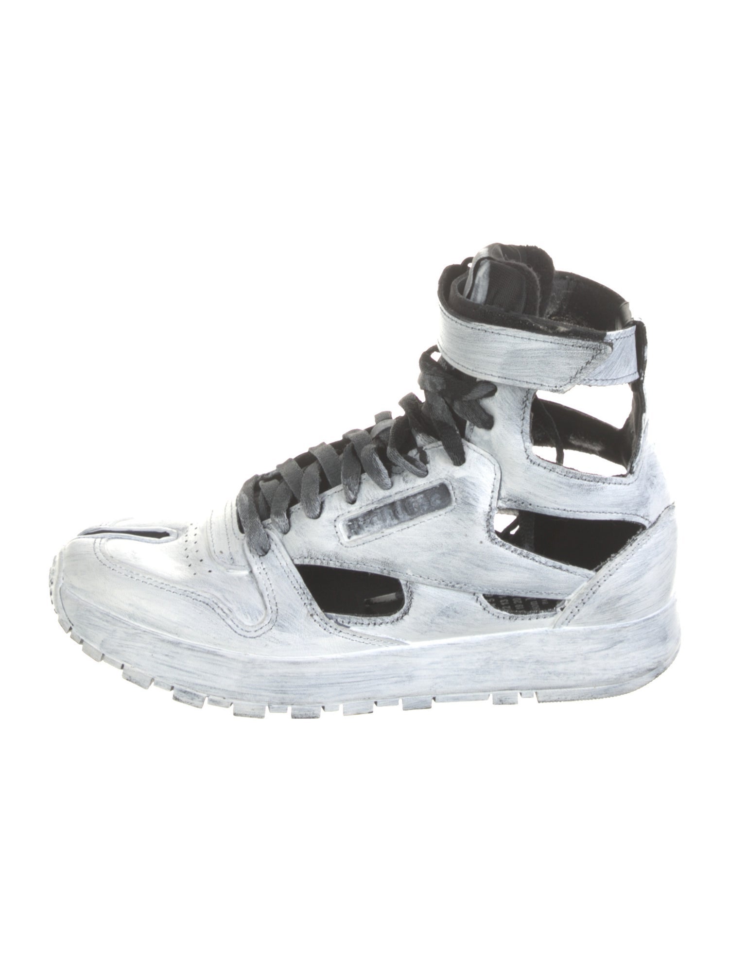 Maison Margiela Leather Wedge Sneakers