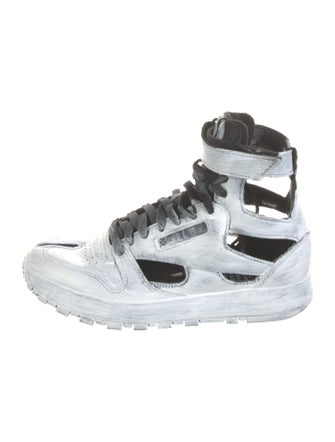 Maison Margiela Leather Wedge Sneakers