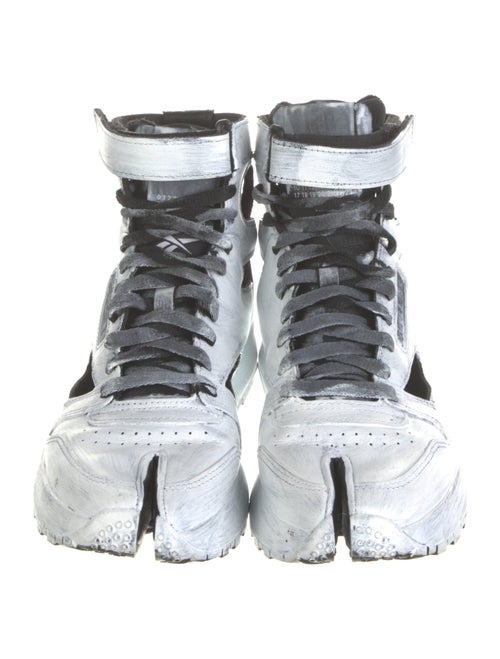 Maison Margiela Leather Wedge Sneakers