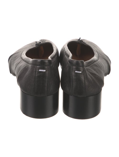 Maison Margiela Leather Bow Accents Mules
